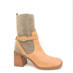 NEW Sam Edelman Marci Boots Womens 10 Retro Cottagecore Country Tan Heritage